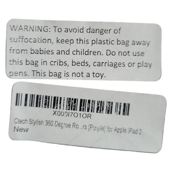 Host Pick 😀 Purple Plum Apple iPad 2 Ctech Case Stand Cover 360° Rotation 9.7" - Picture 9 of 11